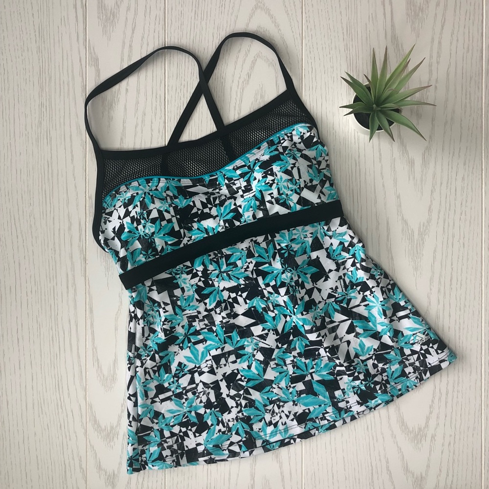 NWOT Adidas Tankini Swim Top